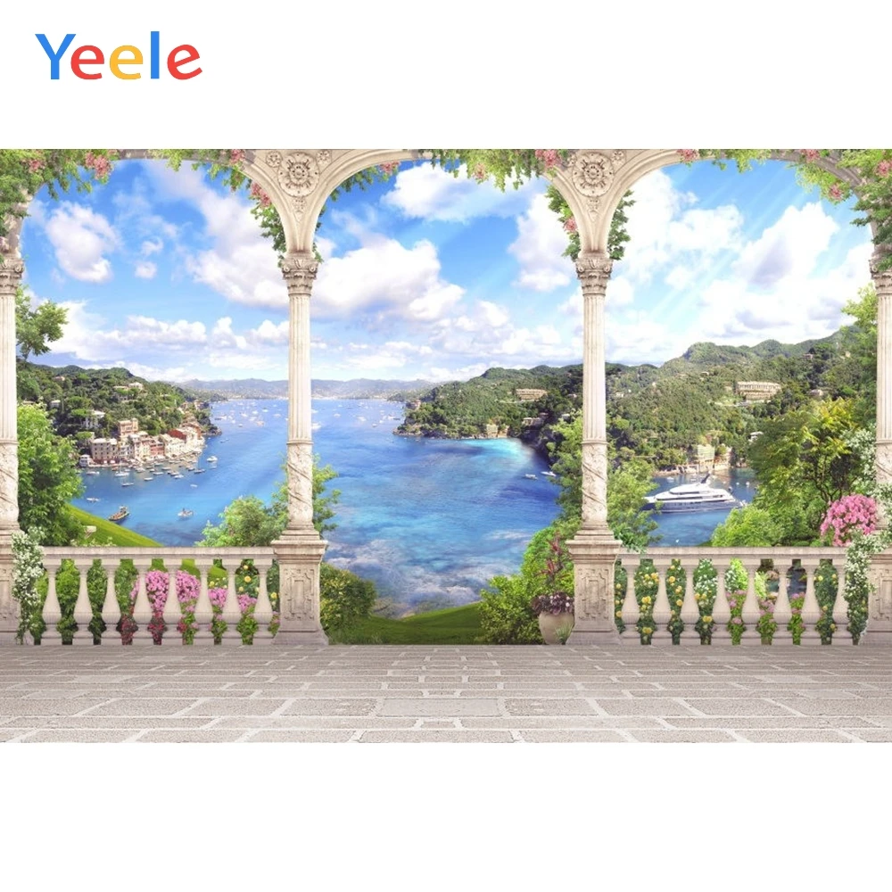 

Приморский горный арочный столб, дерево, природа, пейзаж, сцена, Фотофон, Виниловый фон для фотосъемки