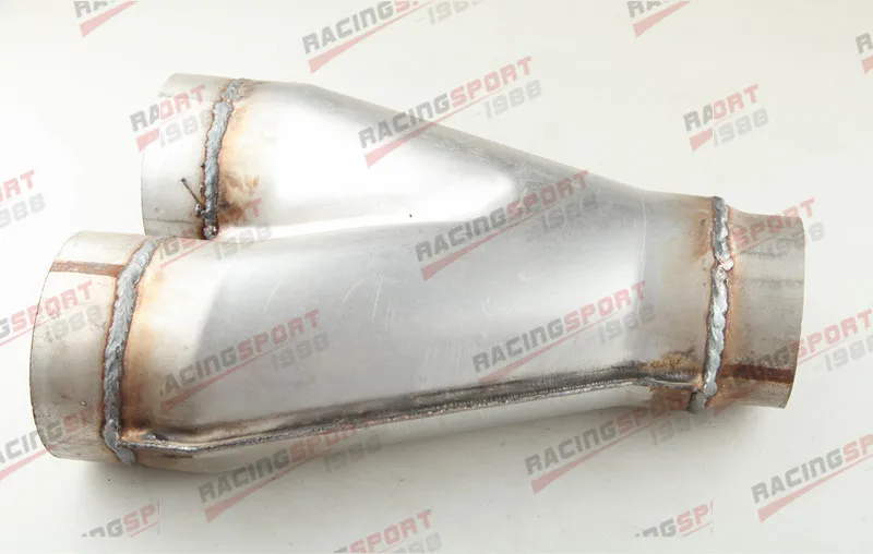 Универсальный изготовленный на заказ выхлопной Y-Pipe 3 &quotDual 3&quot одинарная