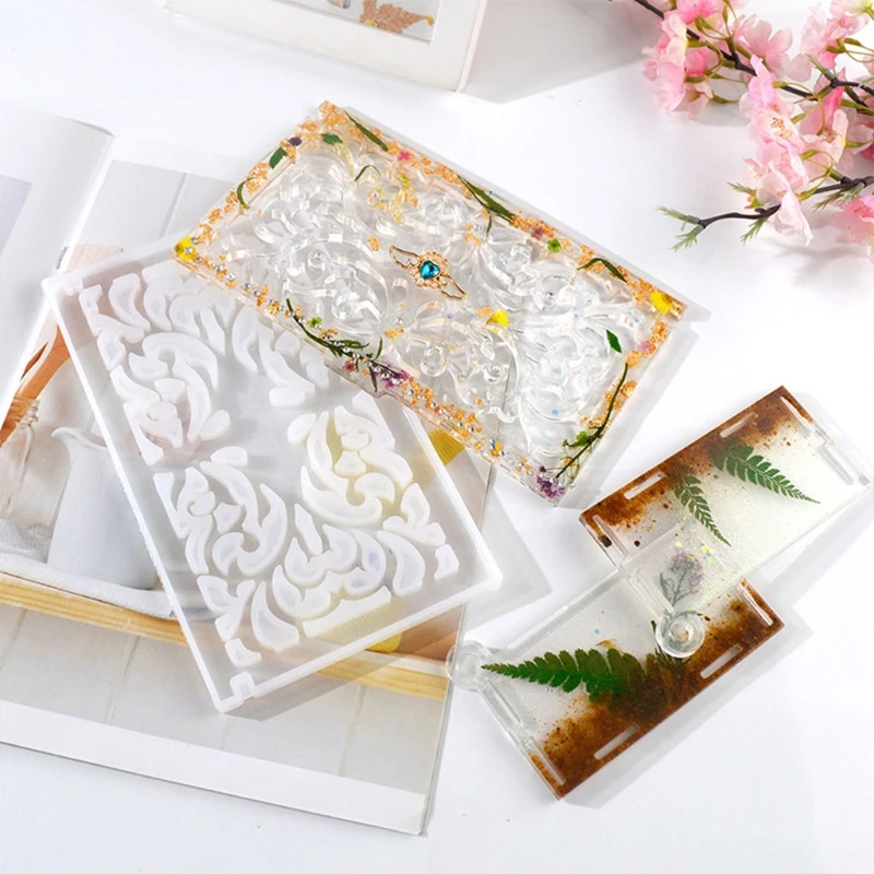 

95AB Storage Box Epoxy Resin Mold Jewelry Holder Case Silicone Mould DIY Crafts Home Decorations Casting Tool