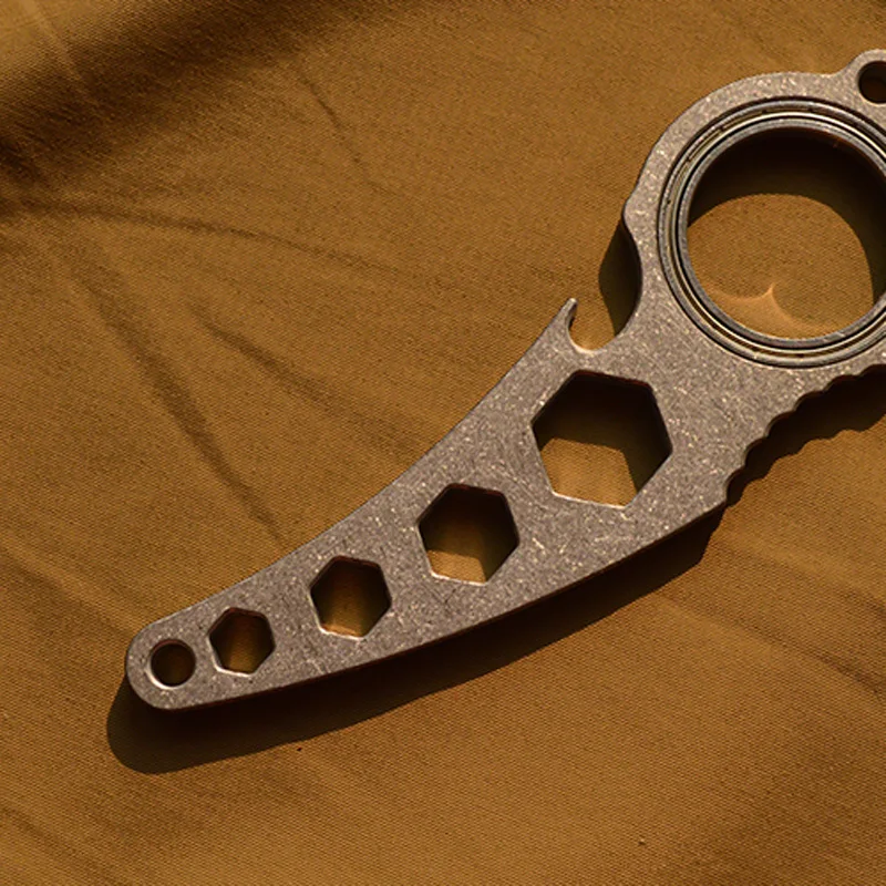 

Multi-function Tool Titanium Wrench Titanium Alloy Outdoor EDC Camping Tool Bottle Opener