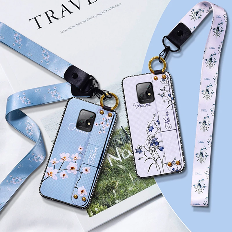 

Wrist Strap Cases For Xiaomi 10T 10TPro Case Redmi Note9S 9Pro 5 5A 5Plus 6 6A 7 7A 8 8A 8T 8Pro 9 9A K20 K30 With Lanyard Cover