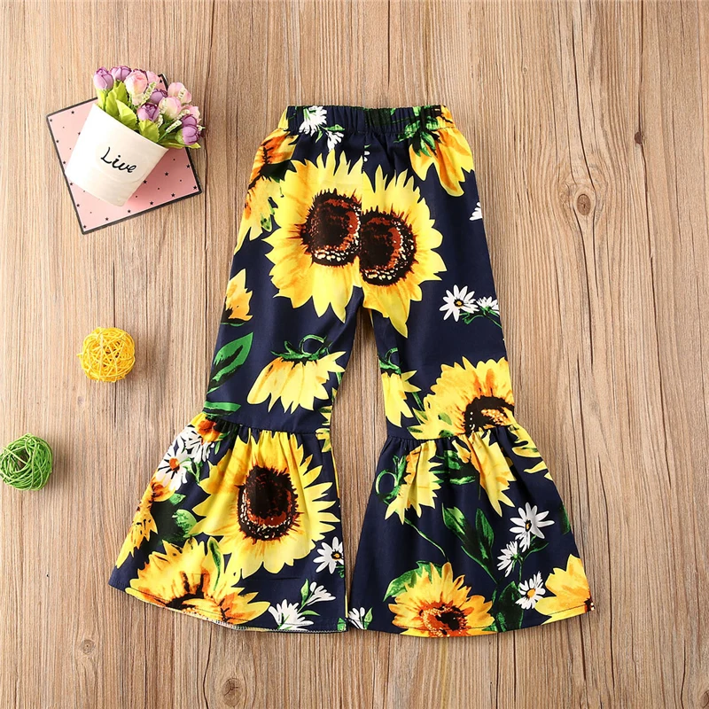 Модная одежда для маленьких девочек детские леггинсы длинные штаны брюки наряд