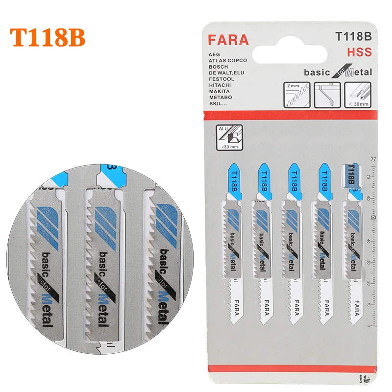 Высокое качество 5 шт./компл. деревянный т хвостовик лобзик лезвие пилы Hcs