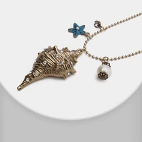 m36 rispada shell pendant necklace charms punk starfish cute jewelry fashion for gift friendship