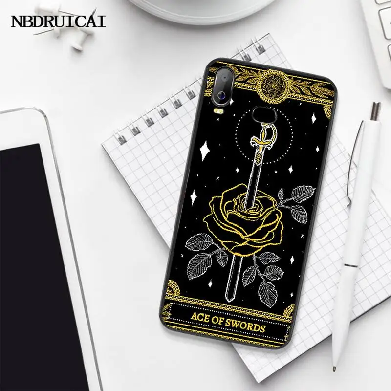 Чехол для телефона PENGHUWAN Death Tarot из ТПУ черный корпус Корпуса Samsung A10 A20 A30 A40 A50 A70 A71 A51