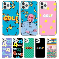 golf wang tyler the creator phone case for iphone 7 8 plus x xs max xr 11 12 mini pro max tpu transparent soft silicone cover