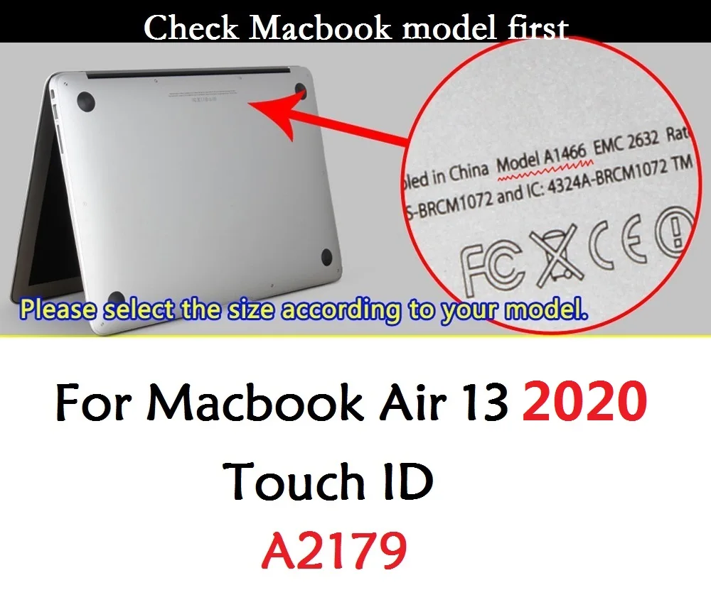 Наклейка США для Macbook Air 13 2020 дюйма чехол клавиатуры из силикона с Touch ID A2179