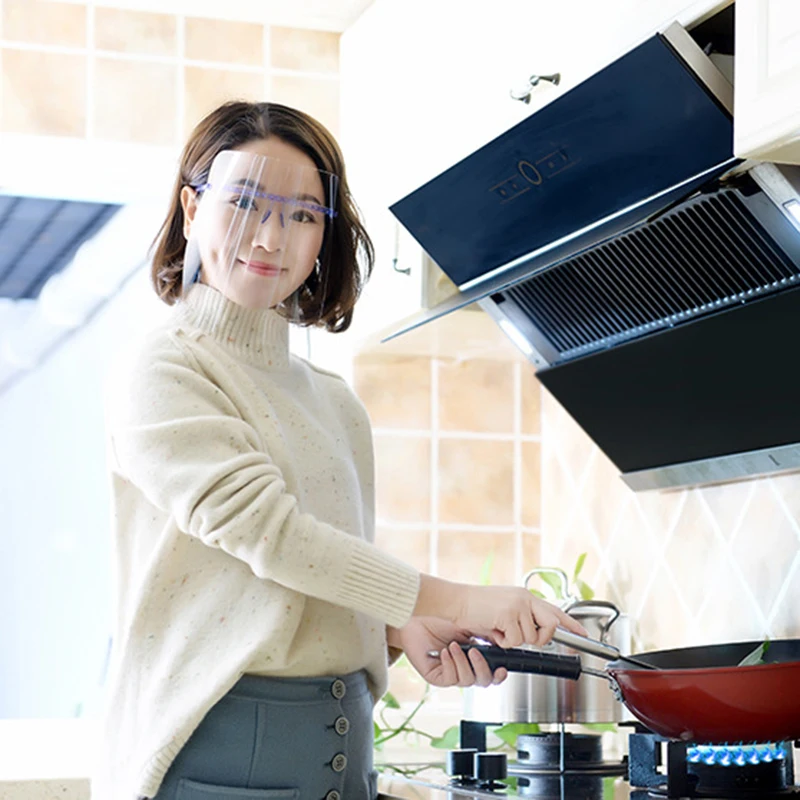 Новейшие дышащие универсальные прозрачные крышки закрывающие все лицо бытовые