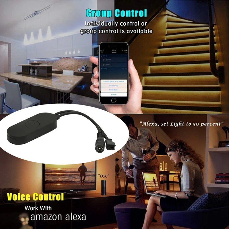 Promotion! Dc5-24V Wifi Led Magic Controller Addressable Pixel Mini for Ws2811 Ldp6803 Sk6812 Ws2812B Strip | Освещение