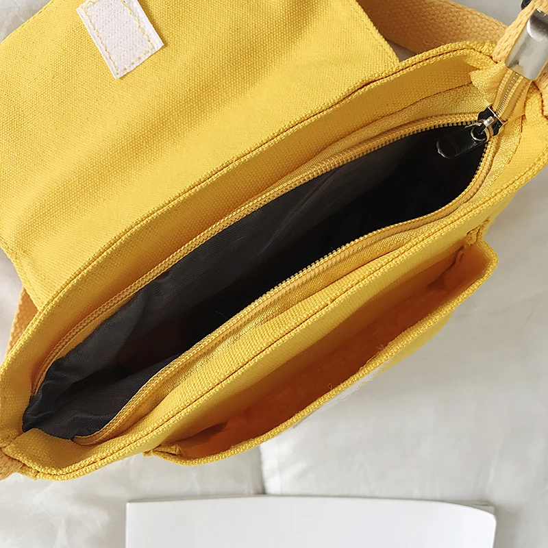 

ins style Canvas Shoulder Bag Zipper Luxury Women Bags Designer Women Messenger Bag Female Simple Handbag Animal decoration tote