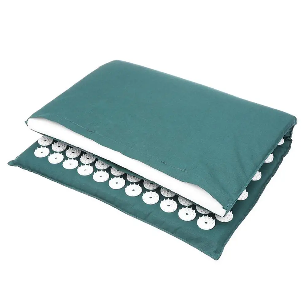 Акупунктурная массажная подушка из кокосовой пальмы хлопчатобумажная ткань