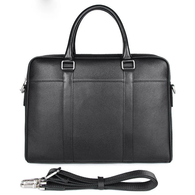 Genuine Leather Male Package Man Handbag 14 Inch Computer Bag Men's Business Briefcase Messenger Laptop | Багаж и сумки
