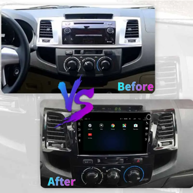 Автомагнитола для 2008-2015 Fortuner HILUX Pickup мультимедийный стерео DVD-плеер на платформе