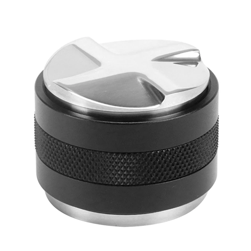 

Coffee Distributor Leveler Tamper Espresso Tamper Adjustable Depth Both Sides