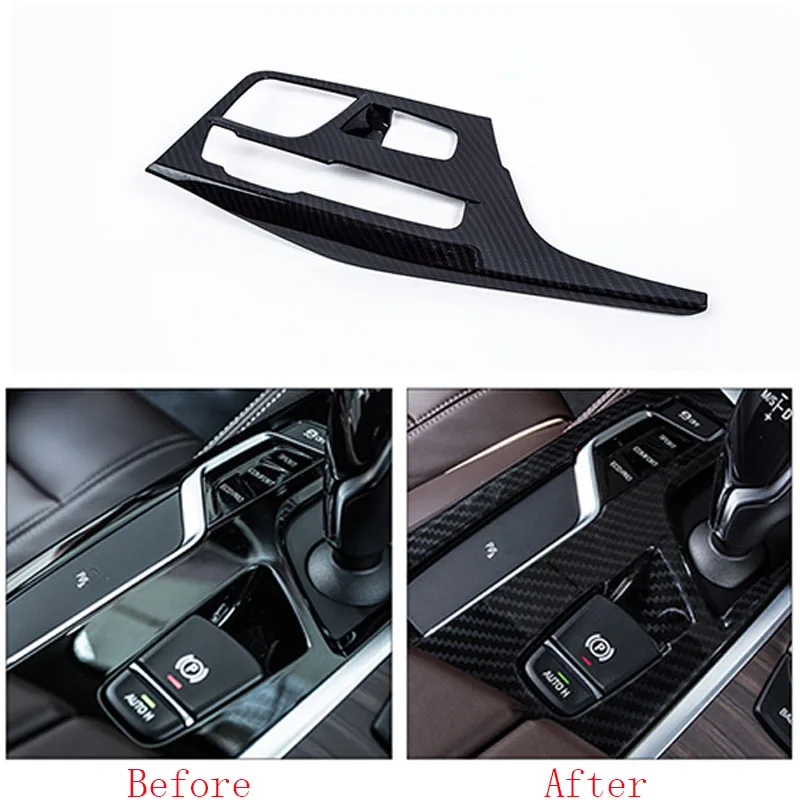 

Gear Shift EPB Panel Cover Trim For BMW 5 Series G30 G31 2017-2018 car accessories
