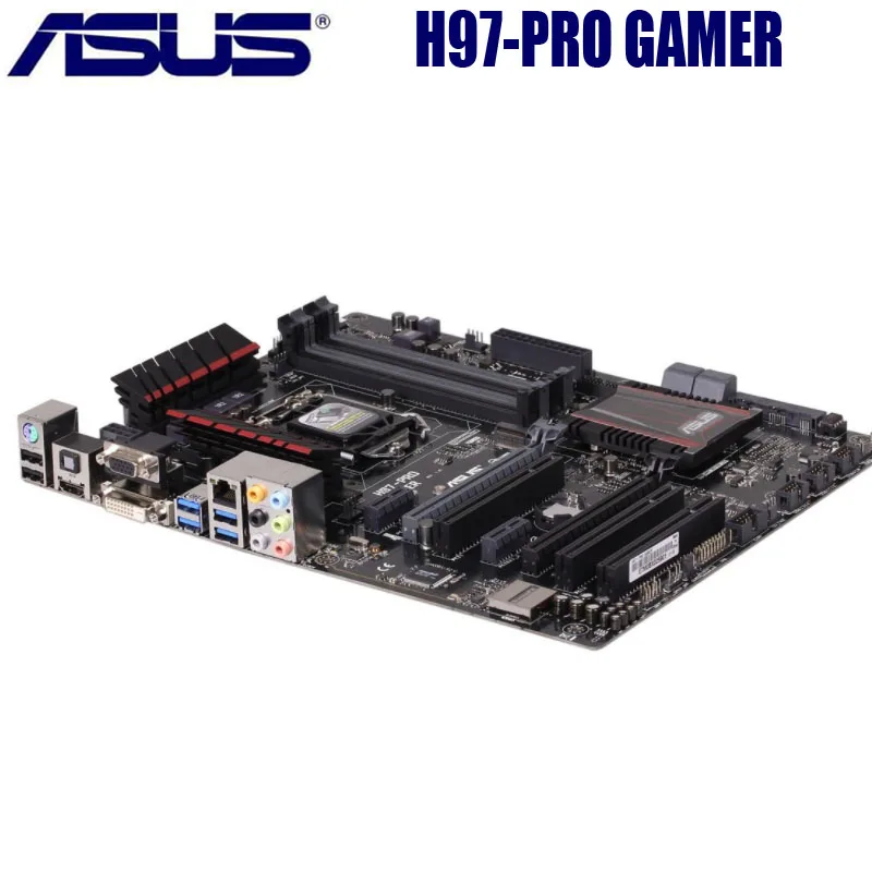 ASUS H97-PRO GAMER Motherboard LGA 1150 DDR3 Intel H97 Desktop ASUS H97 Mainboard 1150 M.2 PCI-E 3.0 i7/i5/i3 1150 Used DDR3 M.2