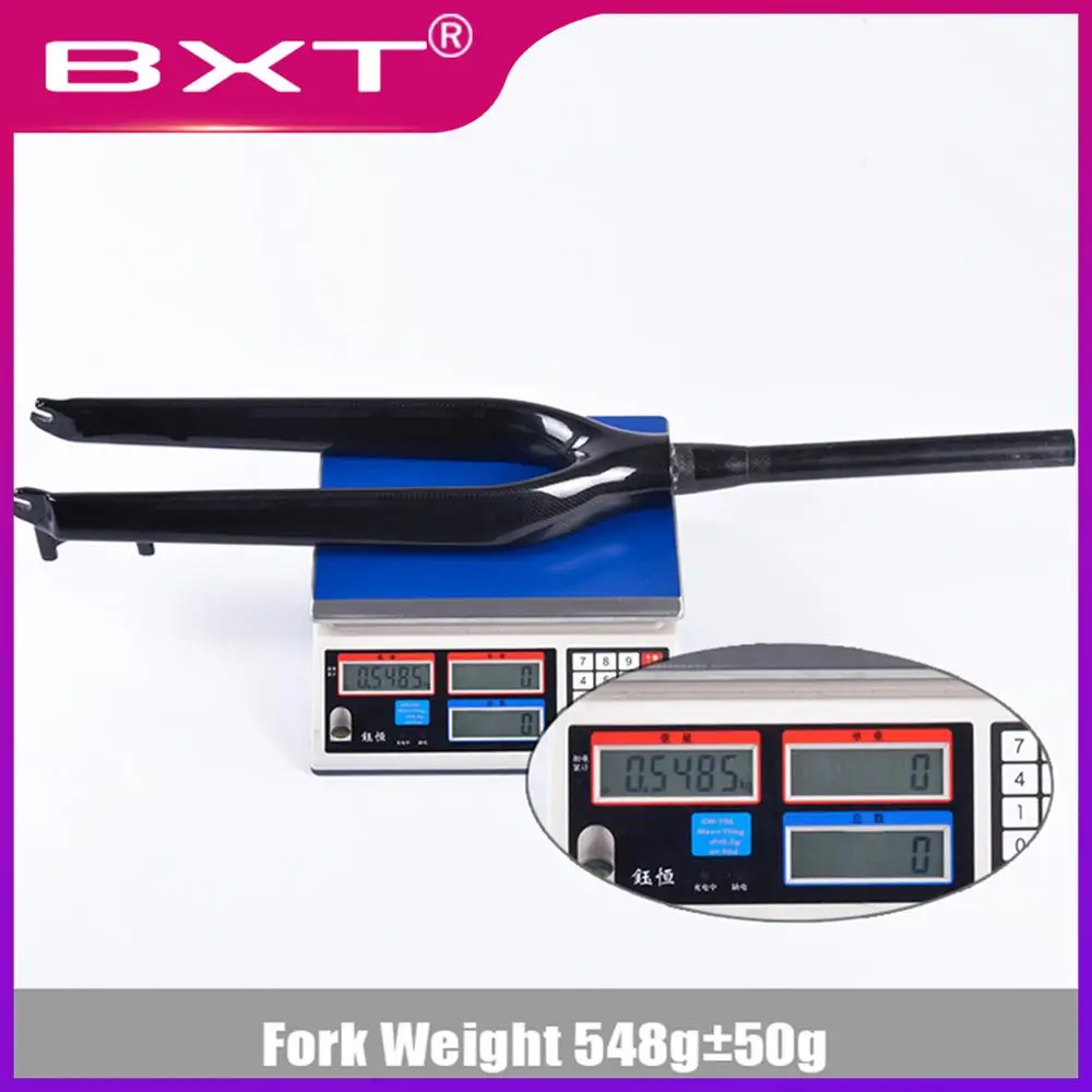 BXT 2019 новая суперлегкая углеродная горная вилка 29er 9 мм коническая Велосипедная 29
