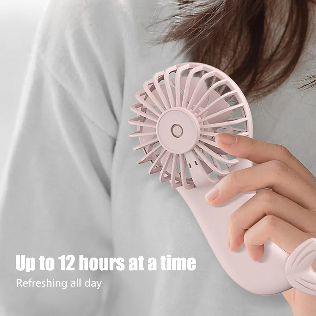 

Lightweight Travel Fan Mini Pocket Fan Usb Charging For Cooling Ventilation Low Noise 3 Speed Setting Fan