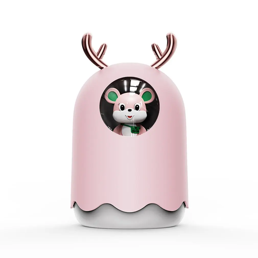 

300ml Usb Ultrasonic Air Humidifier Aroma Essential Oil Diffuser Pet Aromatheraphy Humidifier With Romantic Light For Home