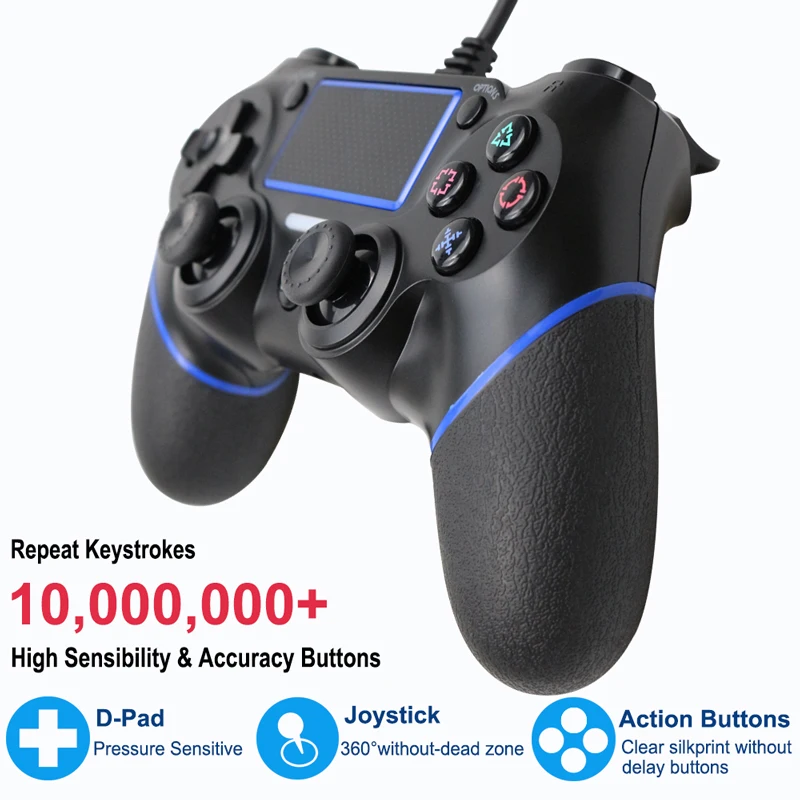 

Wired Gamepad Controller for PS4 Controller For PS3 Joystick Gamepads for PS 4 Console USB PC game controller