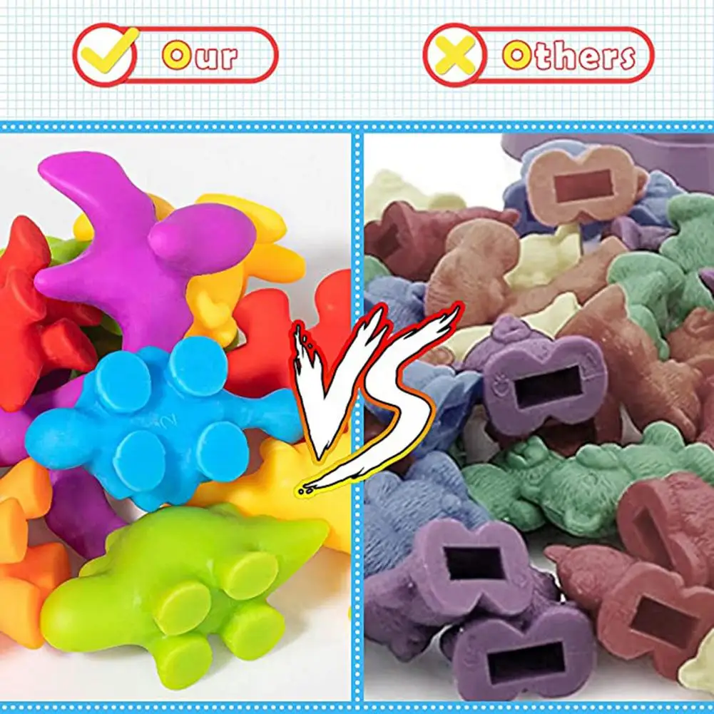 72 шт./компл. новые счетные динозавры с картами на тему математический обучающий