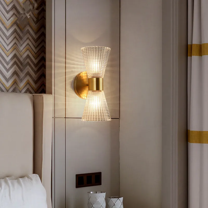 Латунный настенный светильник креативный роскошный фон для гостиной Декор