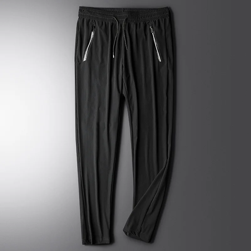 

Ice silk pants men's pants summer quick drying casual pants men's air conditioning pants sports breathable thin Pants Large