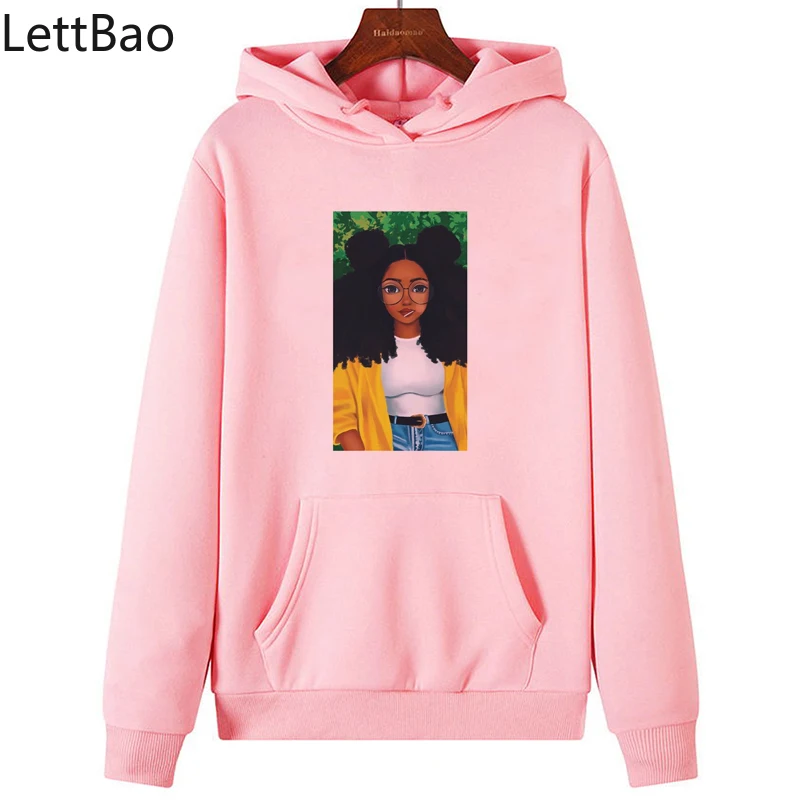 

Классные черные толстовки для девочек Melanin для женщин/мужчин, забавные толстовки с капюшоном 2020, толстовки с длинными рукавами, крутые толст...