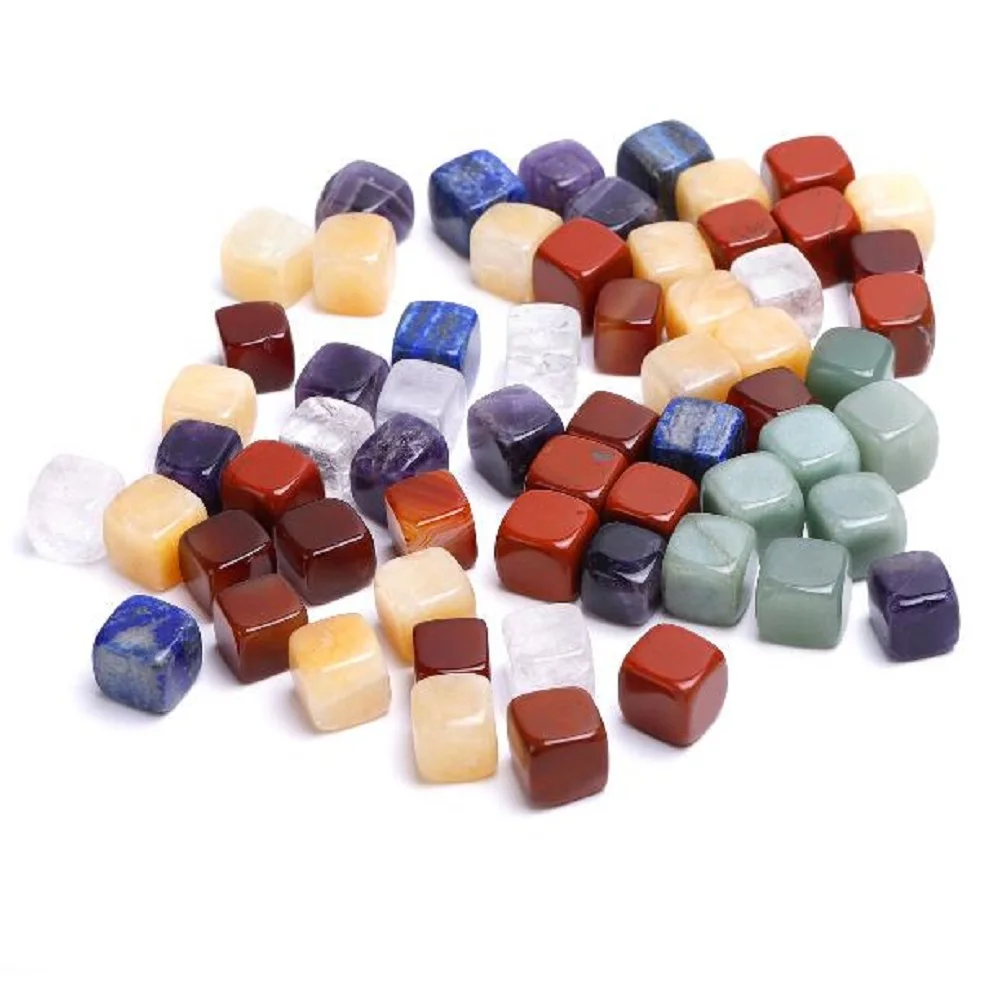 7 шт./компл. семь чакра камень для йоги нерегулярные Рейки Исцеление Кристаллы