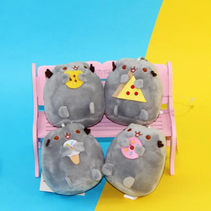 8cm cartoon cute cat short plush toy small pendant boys and girls key bag hanging birthday gift. | Игрушки и хобби