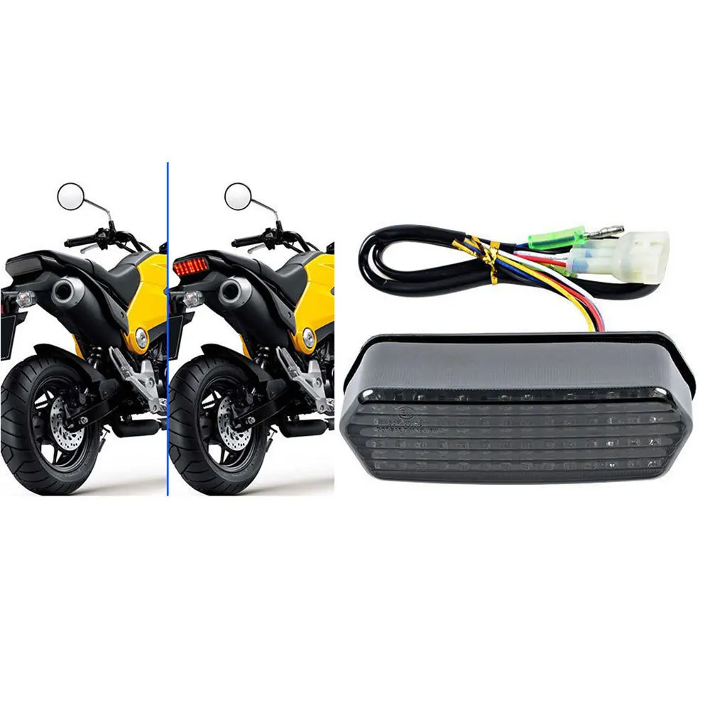 1 шт. задний тормозной светильник Предупреждение ющий сигнальный для мотоцикла MSX