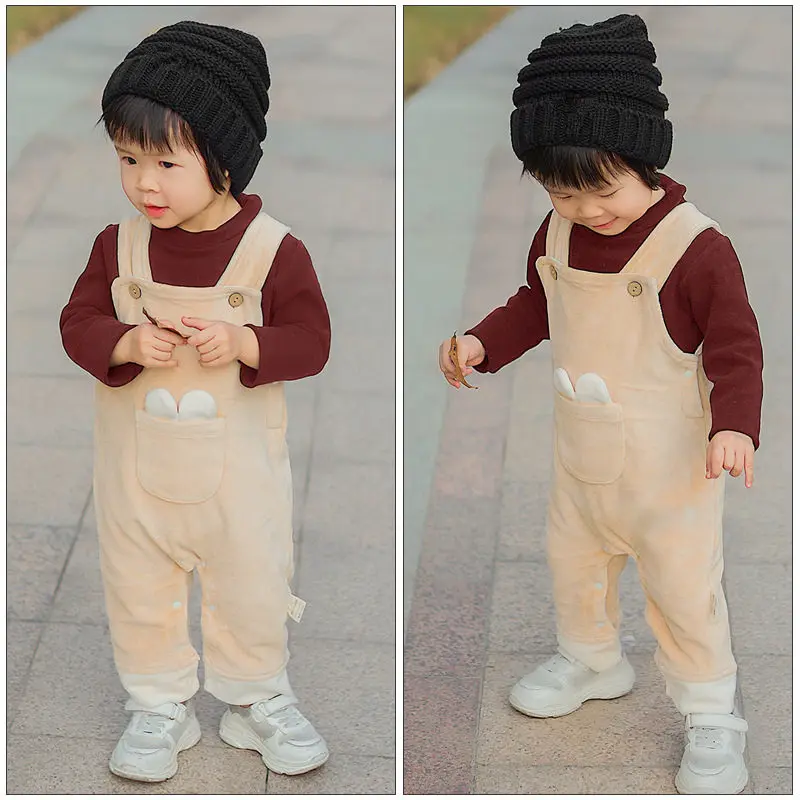 Новый комбинезон для малышей Детская одежда с рисунком из мультфильмов