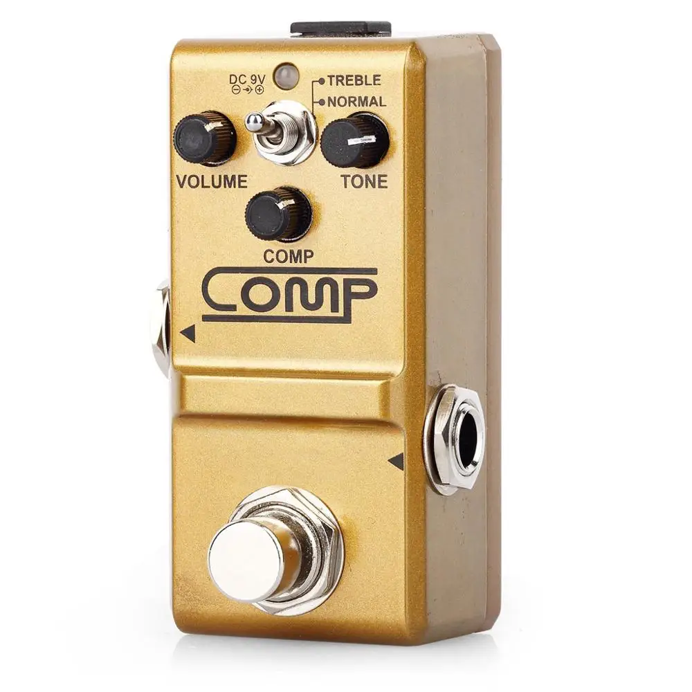 rowin ln 333 gitarre comp pedal mini analog kompresse wirkung pedale für elektrische gitarrist klassische optische komprimieren sound 2 mod free