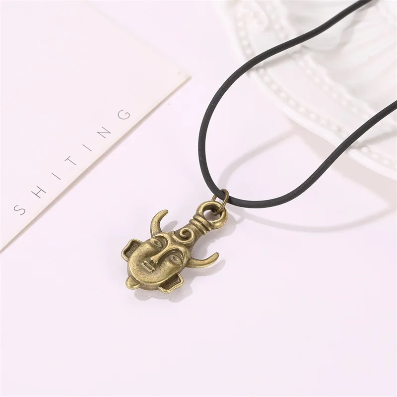 Supernatural Dean Necklaces Leather Rope Pendant Chain Necklace Winchester Jensen Ackles Amulet Vintage Jewelry | Украшения и
