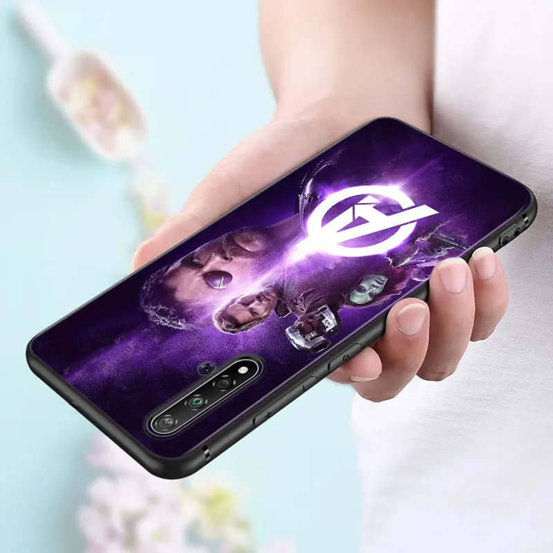 Черный чехол Мстители Железный человек Капитан Америка для huawei Nova 5 3i P Smart Z Plus P30 P20 Pro P10 P9 Lite чехол для телефона - Цвет: Style 10