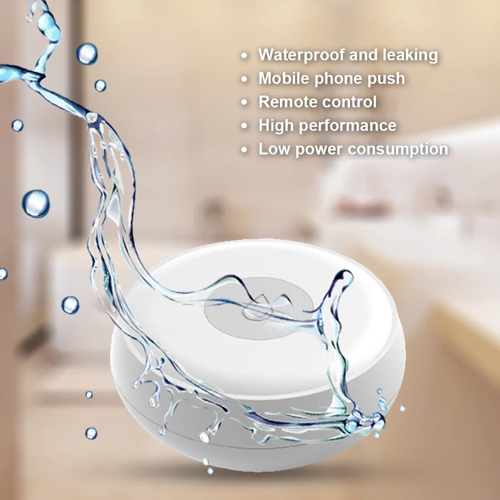 

1/2/4/5/6 PCS Original Tuya IP67 Water Immersing Sensor Flood Water Leak Detector For Home Remote Alarm Security Soaking Sensor