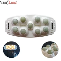 natural jade heat therapy massager physical therapeutic device for body ten massage point relaxation and muscle stimulator