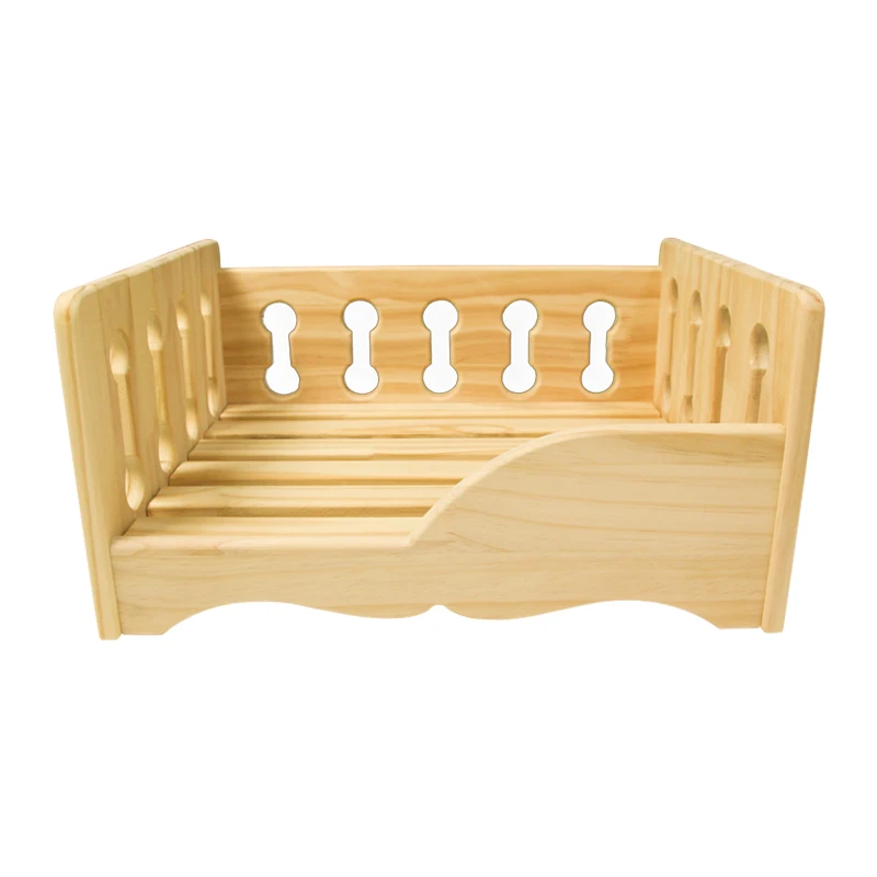 Кровать для собаки из массива дерева маленькая влагостойкая кровать Принцессы