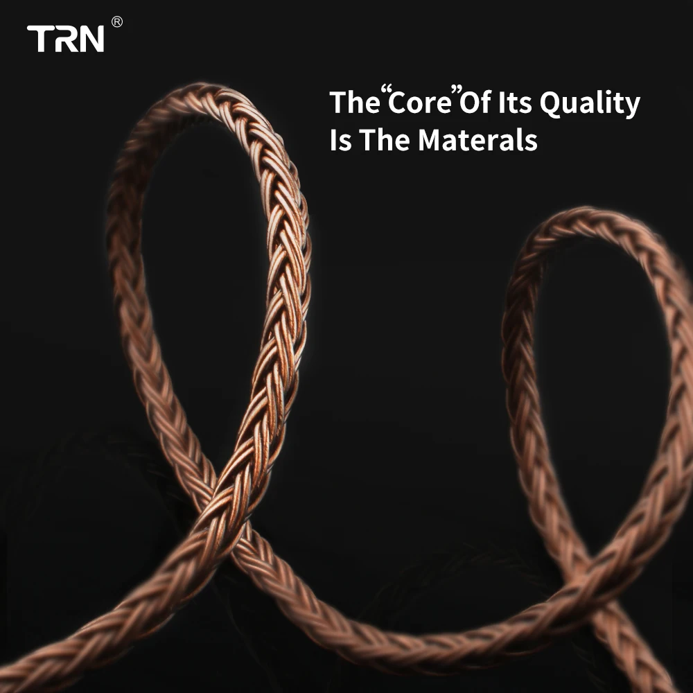 Новый 16 жильный посеребренный Hi Fi обновленный кабель TRN T2 3 5/2 5/4 4 мм штекер MMCX/2