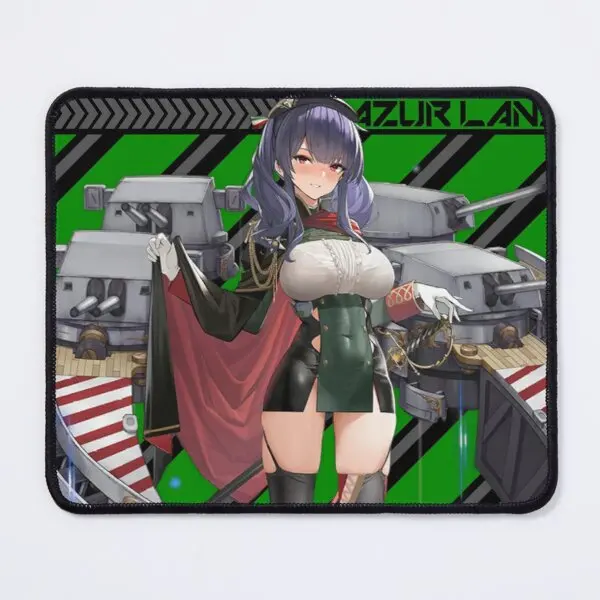 

Azur Lane Pola Mouse Pad Table Gaming Computer Desk Mens Mat Keyboard Carpet Anime Printing Gamer Play Mousepad PC