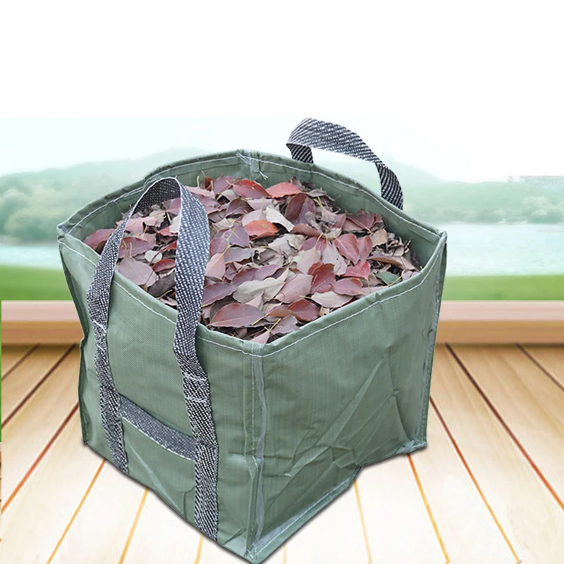 Садовые мешки с листьями для газонов мусорные двора контейнер очистки брезента