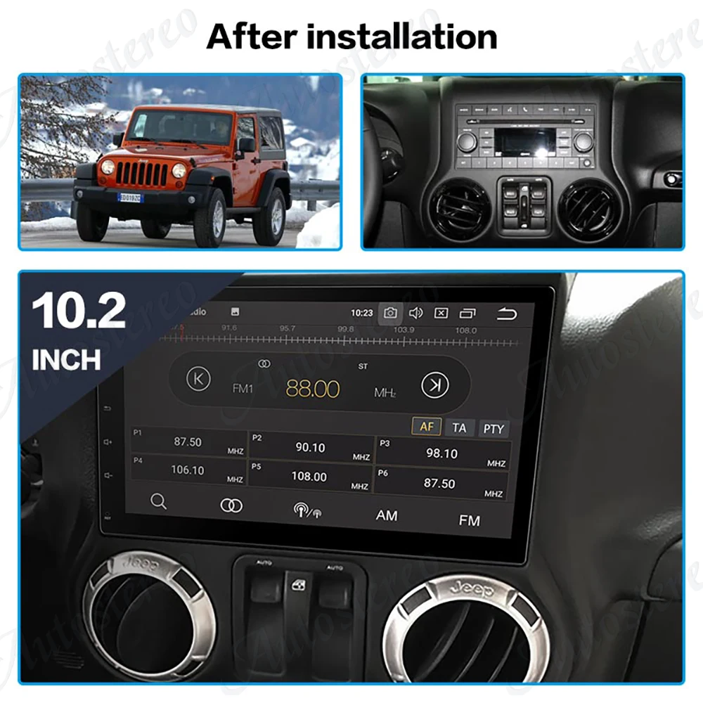 Автомобильный GPS-трекер AOTSR Android 10 0 для Jeep grand wrangler 2011-2016 навигация головное
