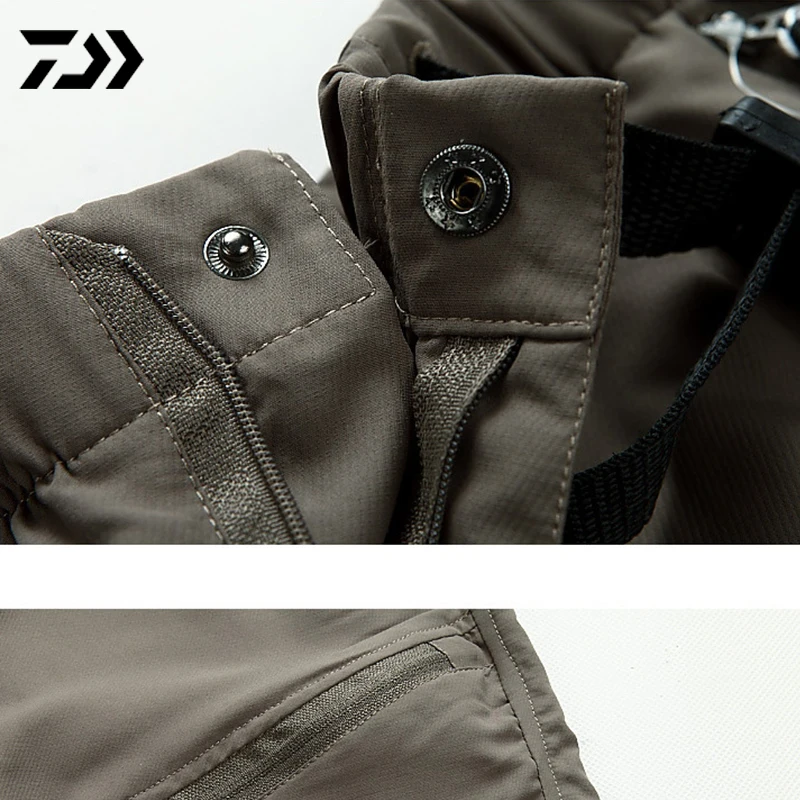 

Daiwa Fishing Pants Men Romovable Full/half Length Outdoor Fishing Hiking Camping Patchwork Breathable Windproof Fishing Pants