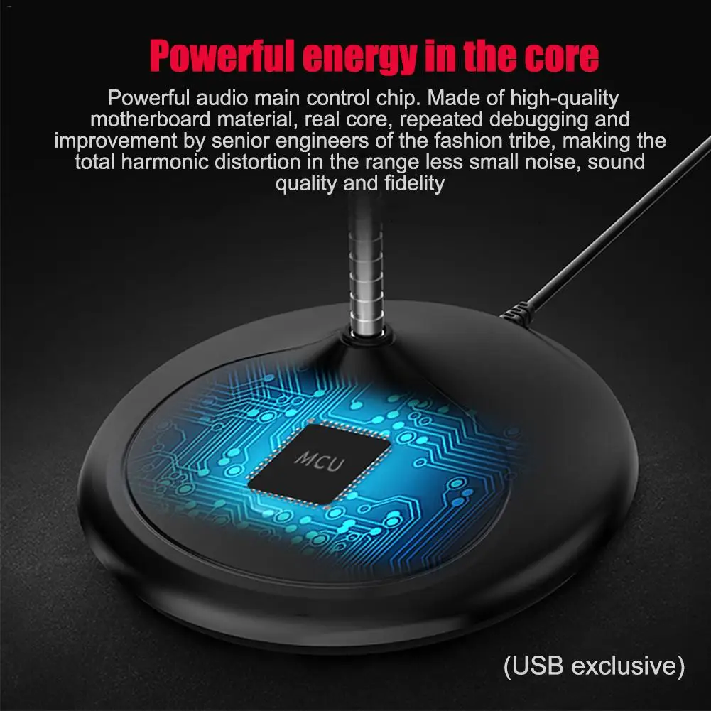 Проводной микрофон Мода племя BK игровой компьютер USB конденсаторный для