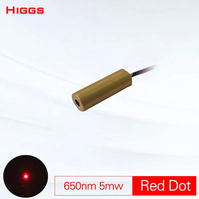 

High quality small size 650nm 5mw red dot laser module 5*14mm PMMA lens toy gun sight industrial level Production locator
