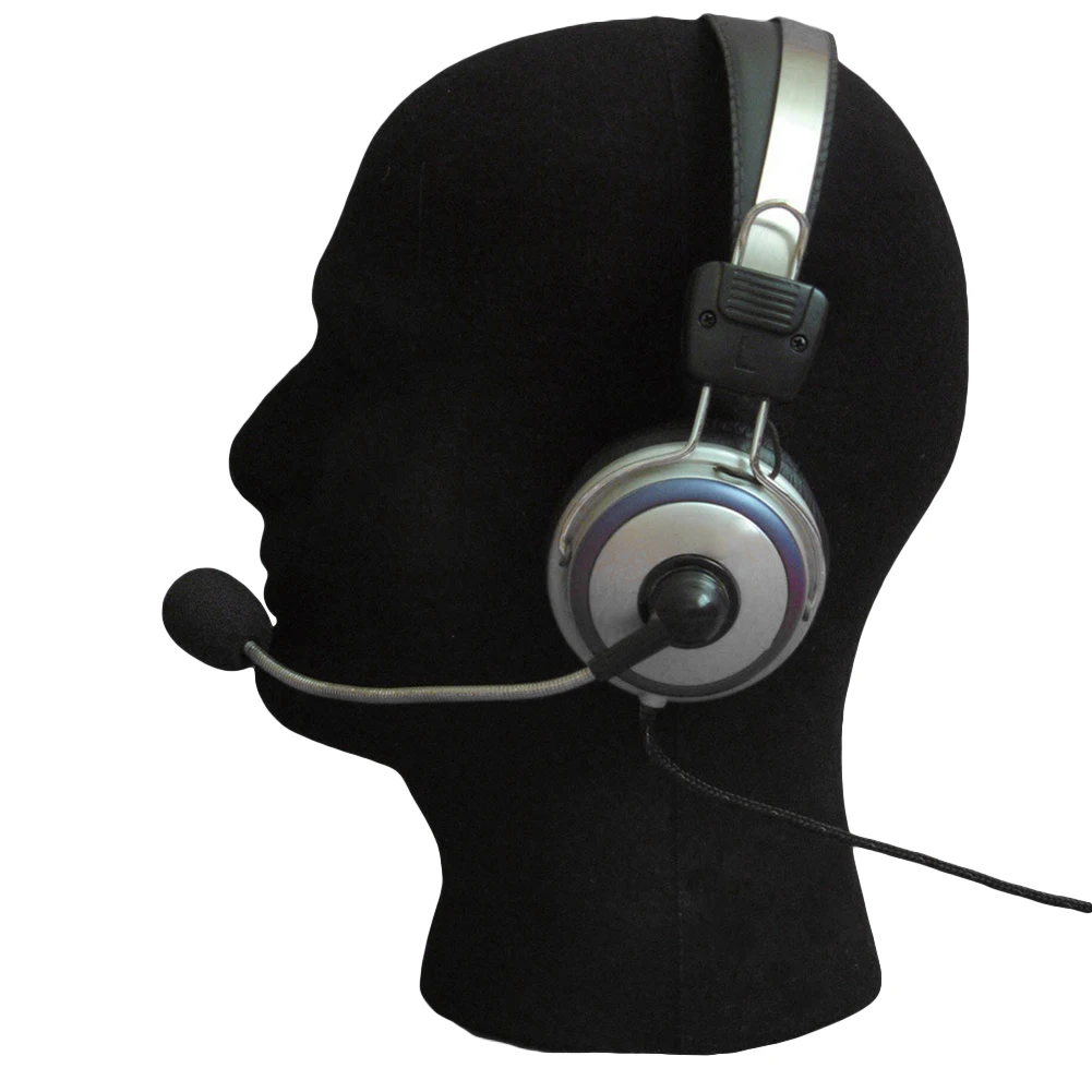 Мужская модель головы из пенопласта очков гарнитура парик стенд инструмент