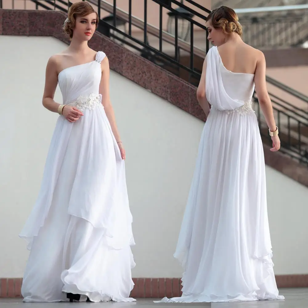 Бесплатная доставка, новый дизайн, Лидер продаж, элегантные качественные модные длинные Индивидуальные тонкие белые свадебные платья на од...