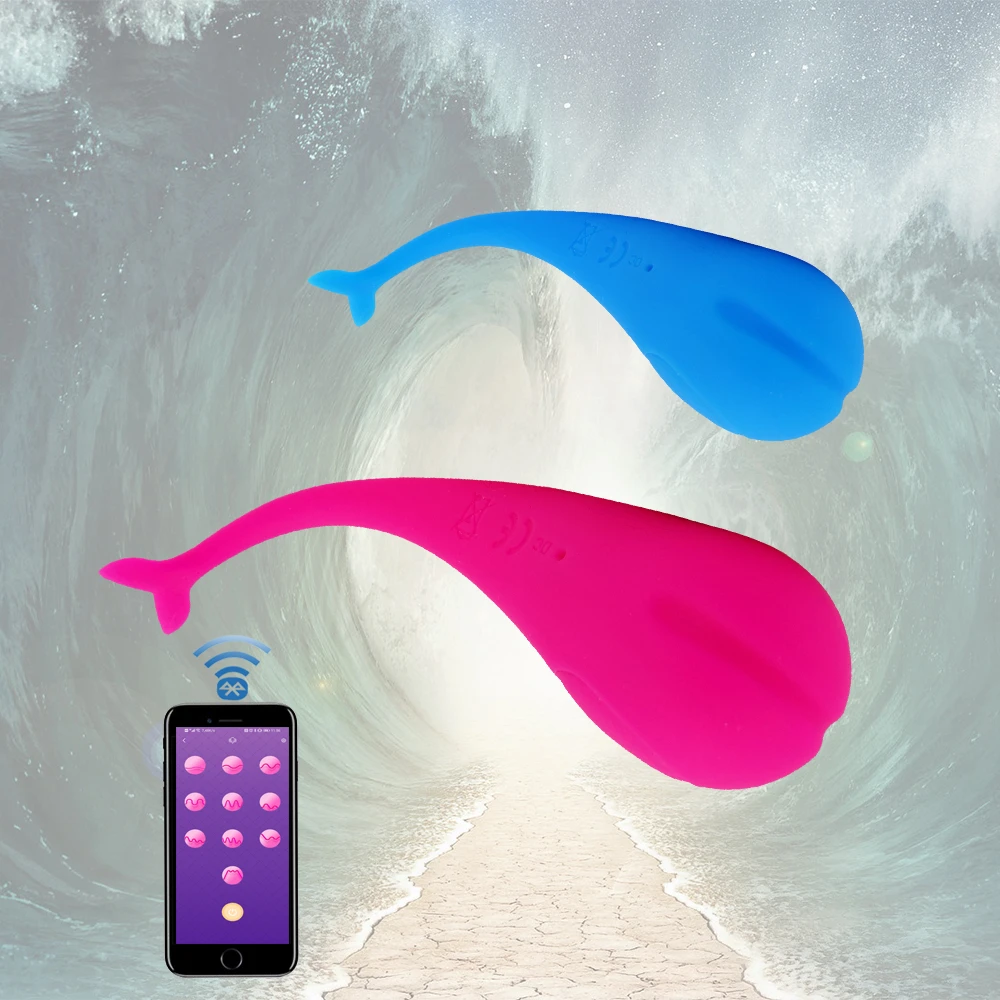 Маленький кит вибратор Bluetooth приложение дистанционное управление голосом g-точка