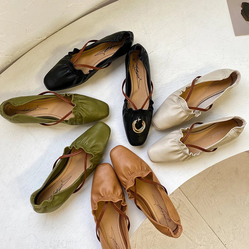 Оборками обувь на плоской подошве Женская повседневная Женские Сезон весна