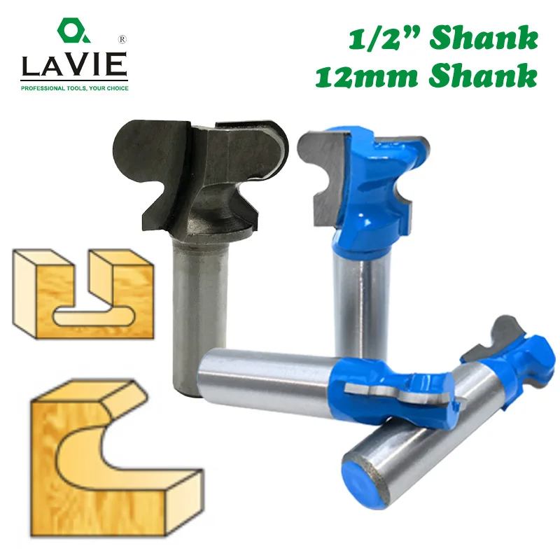 

12mm 1/2" Shank 12.7mm Double Finger Router Bits for Wood Industrial Grade Milling Cutter Woodworking Tools MC03190